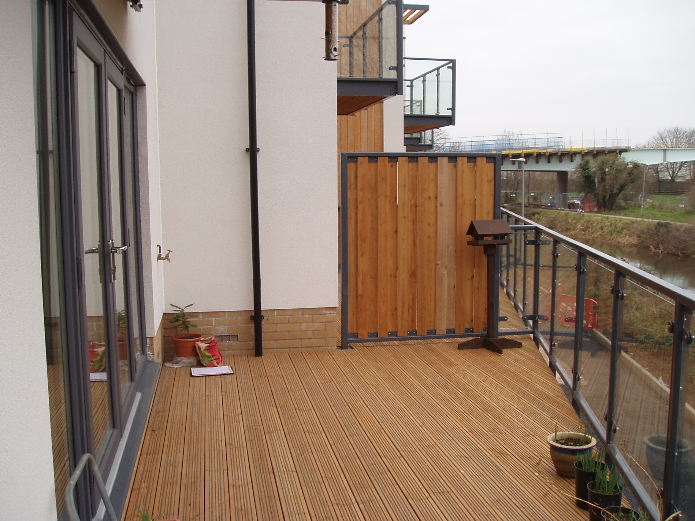 Roof terrace - before